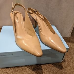 Antonio Melanie Nude Slingbacks